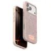 Onegif Apple İphone 17 Pro Max Bright Simli Kapak - Pembe