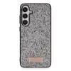 Onegif Samsung Galaxy A55 5g Bright Simli Kapak - Gümüş