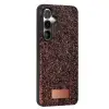 Onegif Samsung Galaxy S24 Bright Simli Kapak - Derin Mor