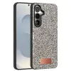 Onegif Samsung Galaxy S25 Plus Bright Simli Kapak - Gümüş