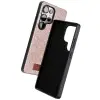 Onegif Samsung Galaxy S25 Ultra Bright Simli Kapak - Pembe