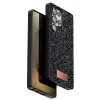 Onegif Samsung Galaxy S25 Ultra Bright Simli Kapak - Siyah