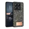 Onegif Xiaomi Mi 14t Pro Bright Simli Kapak - Gümüş