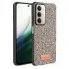 Onegif Xiaomi Redmi 15 4g Bright Simli Kapak - Gümüş