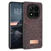 Onegif Xiaomi Redmi Note 14 Pro 4g Bright Simli Kapak - Derin Mor