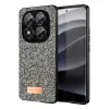 Onegif Xiaomi Redmi Note 14 Pro 5g Bright Simli Kapak - Gümüş