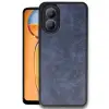 Oppo A38 Kılıf Aras Deri Kapak - Lacivert
