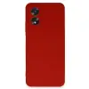 Oppo A38 Kılıf First Silikon - Kırmızı