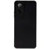 Oppo A38 Kılıf Nano İçi Kadife Silikon - Siyah