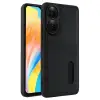 Oppo A38 Sara Kartvizitli Deri Kılıf - Siyah