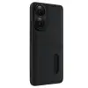 Oppo A38 Sara Kartvizitli Deri Kılıf - Siyah