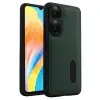 Oppo A38 Sara Kartvizitli Deri Kılıf - Yeşil