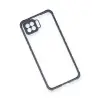 Oppo A73 Kılıf Miami Şeffaf Silikon - Gri