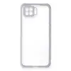 Oppo A73 Kılıf Miami Şeffaf Silikon - Lila