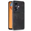 Oppo Reno 11f Kılıf Aras Deri Kapak - Siyah