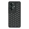 Oppo Reno 11f Kılıf Petek Silikon Kapak - Siyah