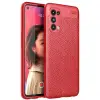 Oppo Reno 5 Kılıf Auto Focus Kapak - Kırmızı