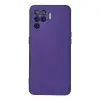 Oppo Reno 5 Lite Kılıf Nano İçi Kadife Silikon - Mor