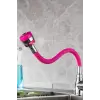 Oynar Başlıklı Tasarruflu Kubar Musluk Borusu ve Başlığı  Pembe