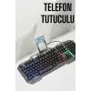 Oyuncu Klavyesi Q Klavye Rgb Işıklı Mouse Hediyeli