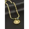 Para İtalyan Zincirli Lüks Çelik Kolye