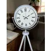 Platin Classic White Roma Tripod Ayaklı Saat