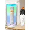 Pluse 6 Mikrofonlu RGB Kablosuz Hoparlör - Beyaz