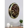 Prime Aurea Gold 52 Cm Metal Duvar Saati