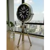 Prime Krom Üç Ayaklı Metal Masa Saati