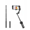 Profesyonel Telefon Gimbal Stabilizer 3 Axis Video Sabitleyici Vlog Tripod