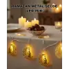 Ramazan Temalı Ay İçinde Secde Eden Adam Led Peri Işığı