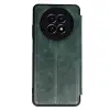 Realme 12 5g Kılıf Flip Cover - Koyu Yeşil