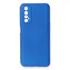 Realme 7 Kılıf First Silikon - Mavi