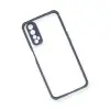 Realme 7 Kılıf Miami Şeffaf Silikon - Gri