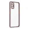 Realme 7 Pro Kılıf Miami Şeffaf Silikon - Açık Mor