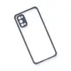 Realme 7 Pro Kılıf Miami Şeffaf Silikon - Gri