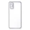 Realme 7 Pro Kılıf Miami Şeffaf Silikon - Lila
