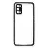 Realme 7 Pro Kılıf Miami Şeffaf Silikon - Siyah