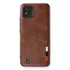 Realme C11 2021 Kılıf Loop Deri Silikon - Kahverengi