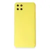 Realme C11 Kılıf Nano İçi Kadife Silikon - Sarı
