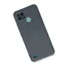Realme C21 Kılıf Nano İçi Kadife Silikon - Gri