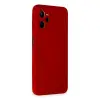 Realme C35 Kılıf Nano İçi Kadife Silikon - Kırmızı