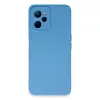 Realme C35 Kılıf Nano İçi Kadife Silikon - Mavi