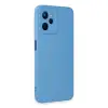 Realme C35 Kılıf Nano İçi Kadife Silikon - Mavi
