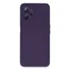 Realme C35 Kılıf Nano İçi Kadife Silikon - Mor