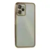 Realme C35 Kılıf Razer Lensli Silikon - Gold