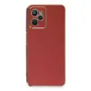 Realme C35 Kılıf Volet Silikon - Kırmızı