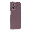 Realme C35 Kılıf Volet Silikon - Mor