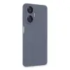 Realme C55 Kılıf Nano İçi Kadife Silikon - Gri