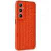 Realme C65 Kılıf Petek Silikon Kapak - Kırmızı